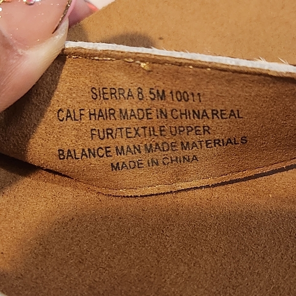 NWOB OTBT SIERRA LEOPARD PRINT CALF HAIR SANDSLS SZ 8.5 - Picture 15 of 15